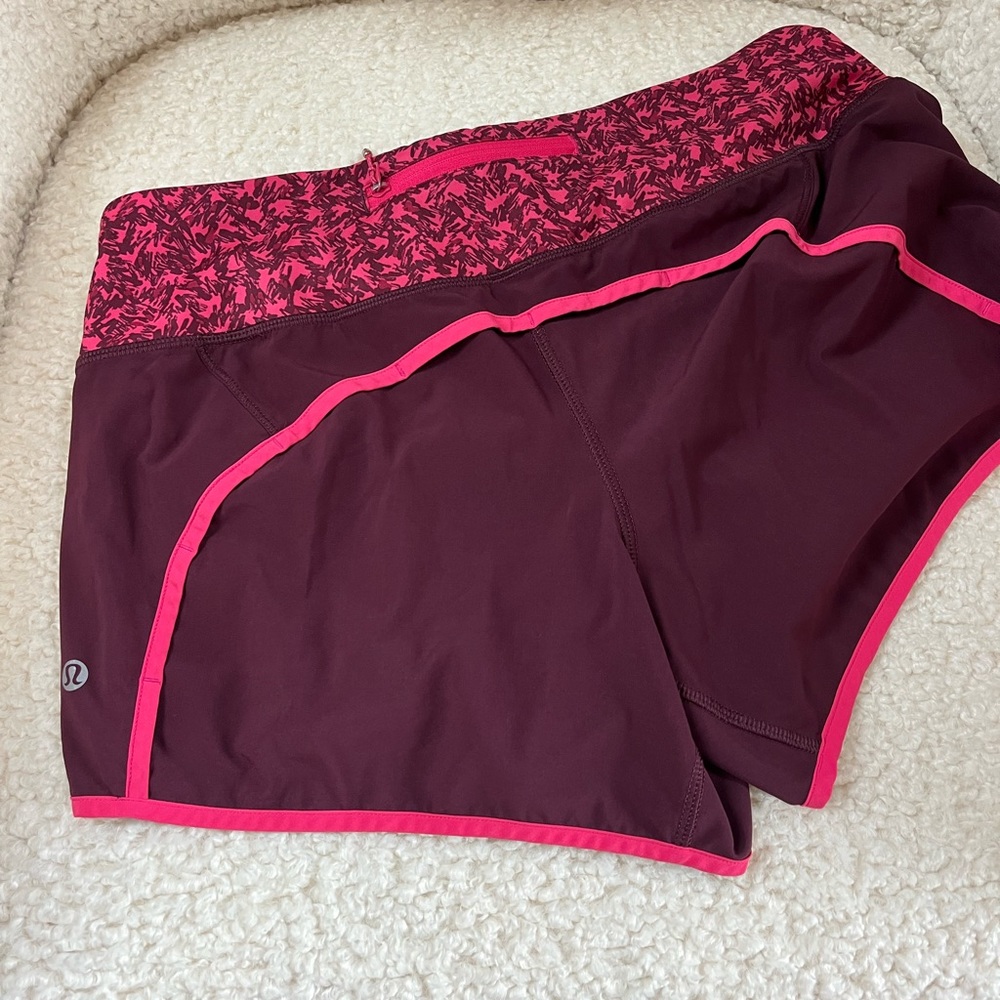 Lululemon running shorts. Size 6.
